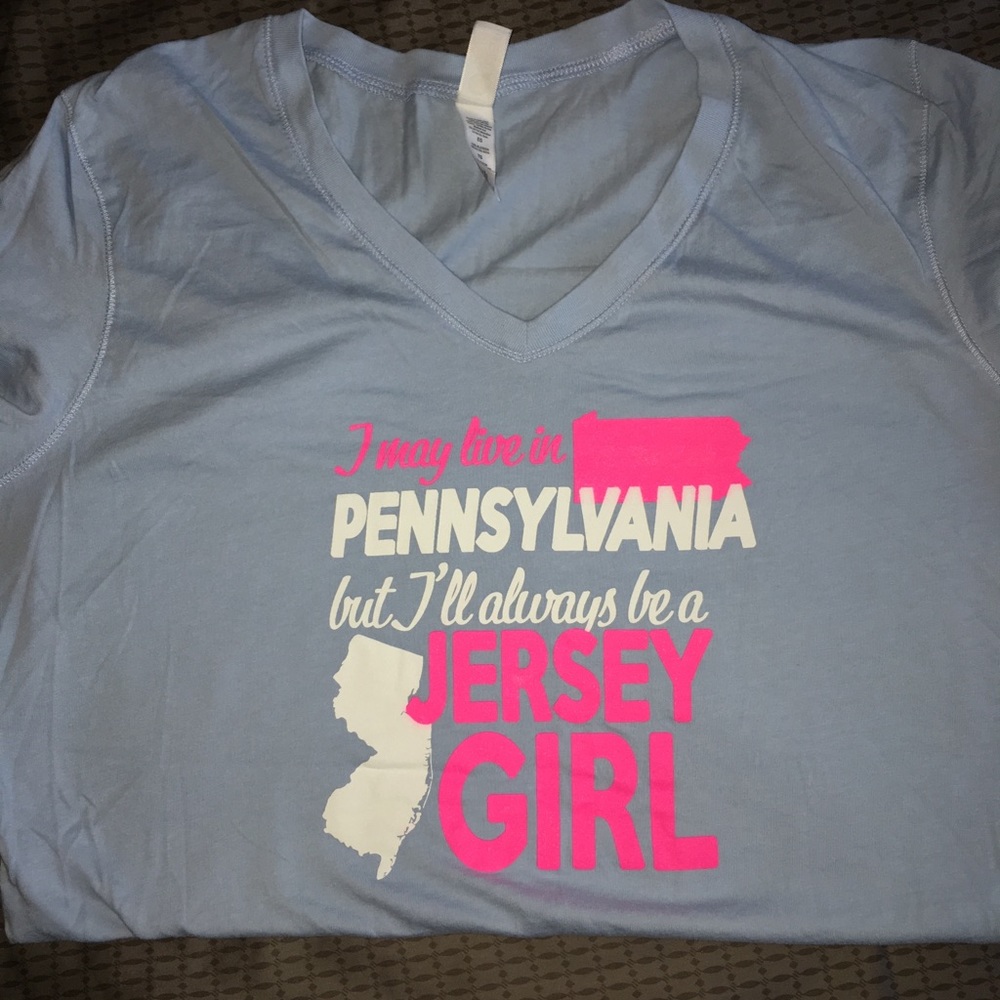 Jersey girl tee shirt